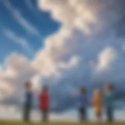 Preschoolers Engaged in Cloud Formation Experiment