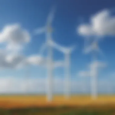 Wind Turbines Harnessing Renewable Energy