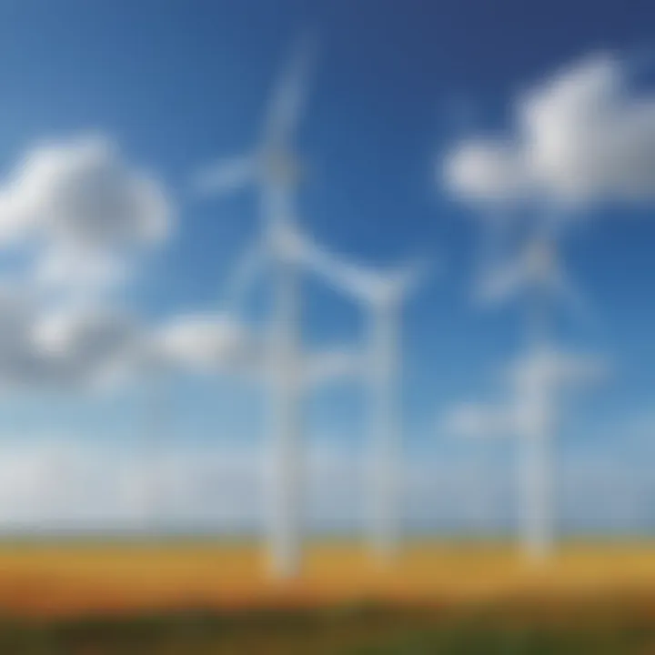 Wind Turbines Harnessing Renewable Energy