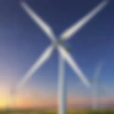 Wind Turbines Generating Sustainable Power