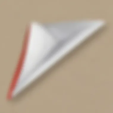 Illustration demonstrating the importance of wing shape in paper airplane performance