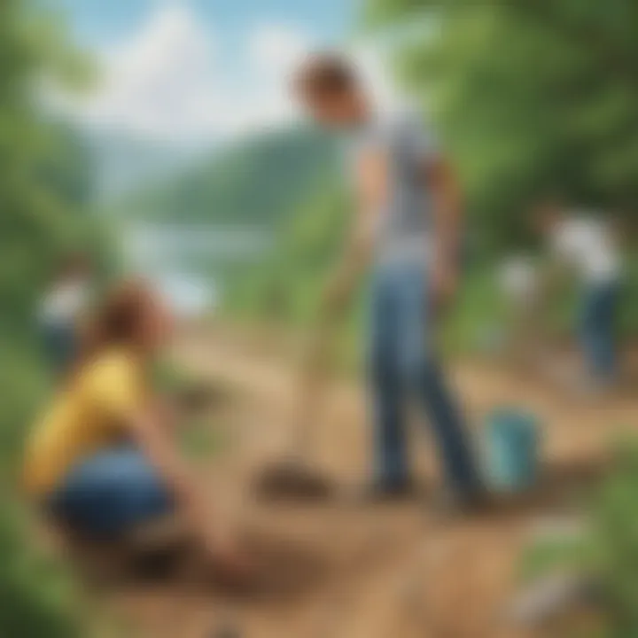 Youth Engagement in Earth Day Clean-Up Campaign